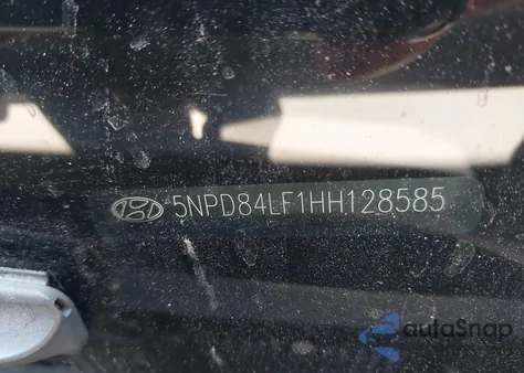 2017 Hyundai Elantra Limited из США, поврежденный, VIN 5NPD84LF1HH128585